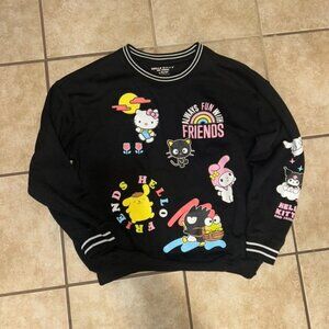 Sanrio Hello Kitty & Friends Soft Crew Neck Sweatshirt, large